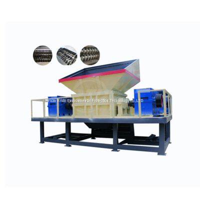 Double Shaft Steel Shredder Wood Crusher