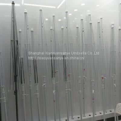 Beach Umbrella Outdoor Sun Umbrella Sunshade Aluminum Frame Iron Frame Wooden Frame Cotton Canvas Polyester photo-5