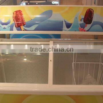 Ice Cream Display Freezer Deep Freezer Refrigerator With Light Box photo-2