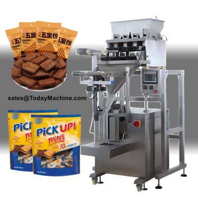 Automatic Vertical Granule Linear Weigher Grains Beans Pouch Packing Machine