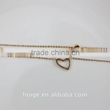 2015 New Arrive Fashion Jewelry Gold Plated Necklace Witn a Heart Pendant photo-6