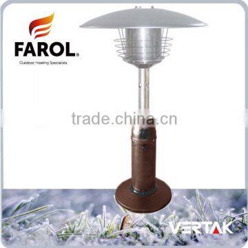 Finish radiator gas patio heater