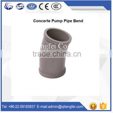 Widely used concrete pump truck spare part bend pipe/concrete pump elbow