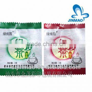 Cheap plastic packaging tea bags for green tea/black tea