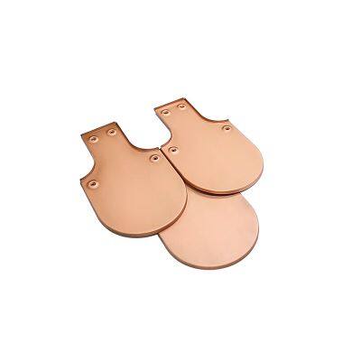 Fish-scale shape copper tiles shingles