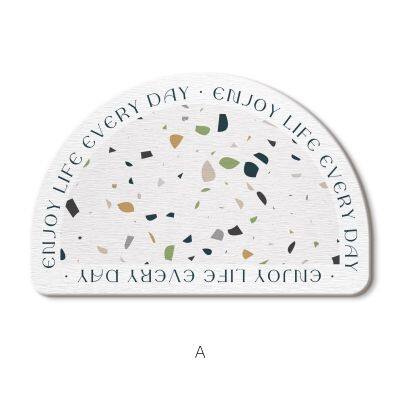 Waterstone Style Custom Printing Diatomite Stone Bath Mat for Bathroom photo-4