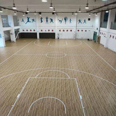 China Produces PVC Flooring Specifically for NBA Basketball Courts photo-2