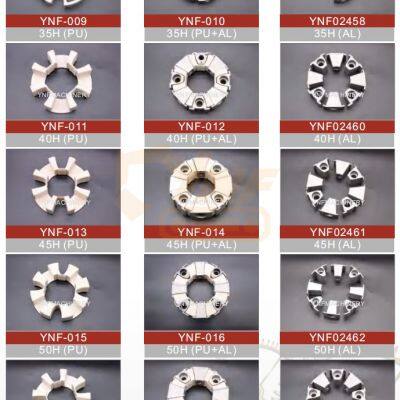 YNF Excavator Hydraulic Pump Coupling 16H 25H 30H 35H 40H 45H 50H 90H 110H 140H 160H 240H Flexible Rubber Coupling Assy photo-5