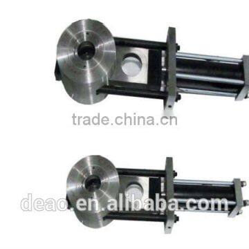 Single plate hydraulic extrusion melt filter