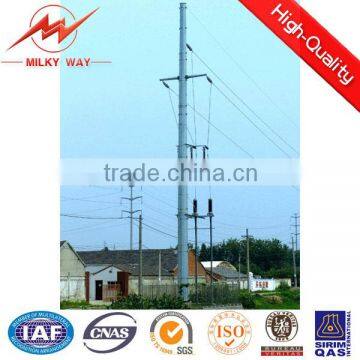 Chinese manufacturer supply Steel Pole 6kv 13kv high voltage