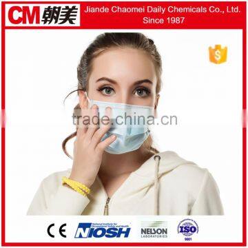 CM Hot Sell Disposable Non Woven 3ply 17.5* 9.5 Face Mask Brand photo-2