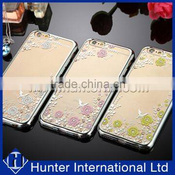 Printed Electroplate Gel Case For Iphone6S