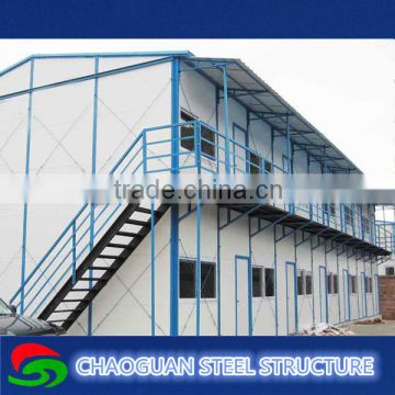 High quality light steel structure temporary portable prefabricated bali house