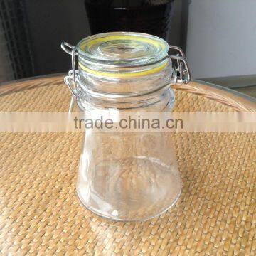 clear glass spice/sault/storage jars 500ml