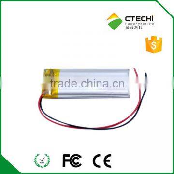 3.7v Li ion polymer battery 502050 500mAh pc replacement battery