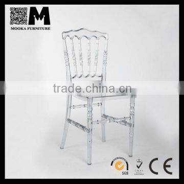 2015 hot selling commercial plastic furniture wedding chair general use napoleon chair