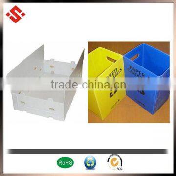 PP custom corrugated plastic box pp plastic hat storage box hot sale