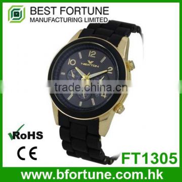 FT1305 ABS Sham eyes excel cheap price 3eyes movement wrist watch