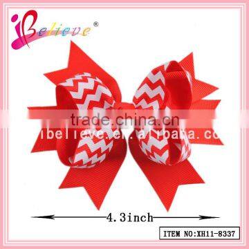 2015 April new product wave ribbon bow hair clip,adult hair bow stretch ribbon bow tied