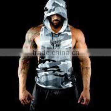 camoflauge gym stringer hoodie