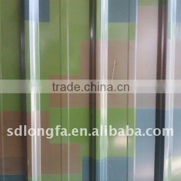 currugated camouflage steel sheet