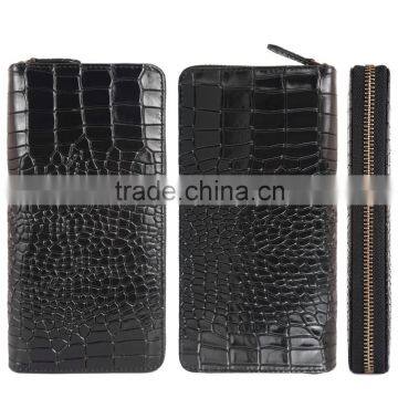 Promotional prices genuine crocodile leather wallet