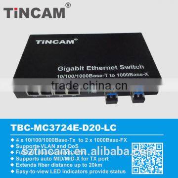 10/100/1000M Ethenet 8 Port SFP Fiber Switch photo-2