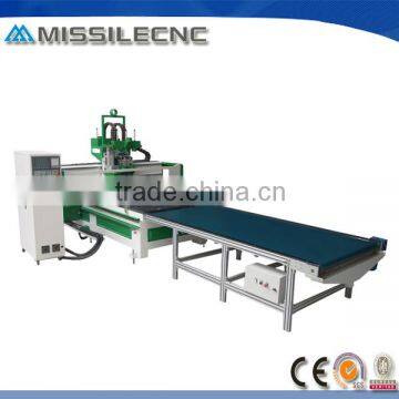 high speed 1325 dual spindle wood nesting line cnc router