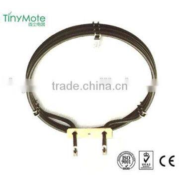 Double coil barbecue heating elements