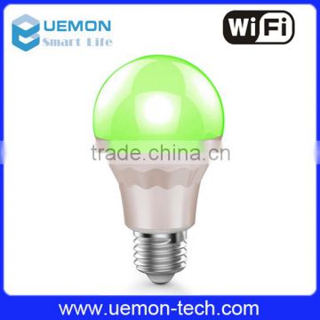 High quality E26 E27 7W smart led light bulb, wifi led bulb controlled by IOS & Android phone