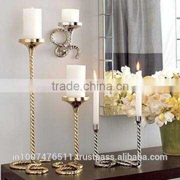 Metal Twist Candle Stand