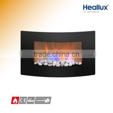 Electric fireplace heater with remote control/LED Light/Wall mounted / 2000W