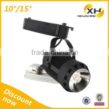 High Power Black Wholesale High End Commercial 30W Cob Stainless Steel Track Lighting