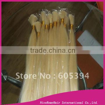 wholesale aliexpress brazilian hair 100% human hair blonde hair bulk extension