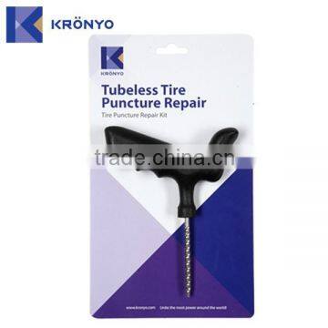 KRONYO L-handle kit tubeless tyre repair set tire screwdriver tool