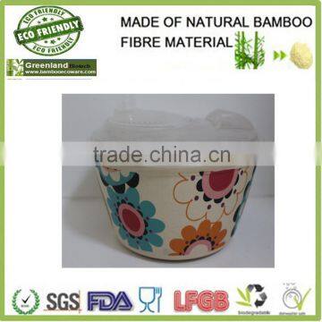 Eco-friendly Bamboo Fiber Storage bowl with PP lid
