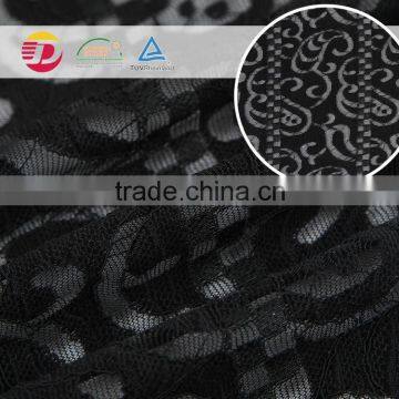 Factory in Stock Indian Lace Embroidery Eyelash Lace Fabric for Dress