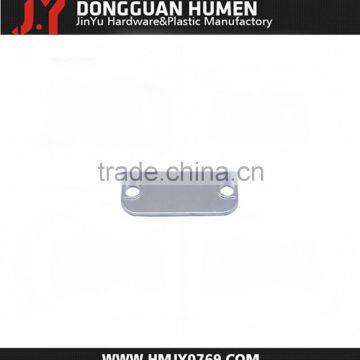 Jinyu high quality rectangle shoelace charm/metal charms
