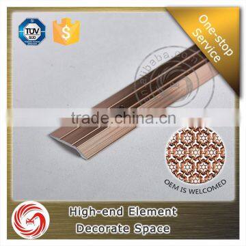 Polish Silver Carpet Transition Strip Floor Trim Vinyl Cover Strip photo-3