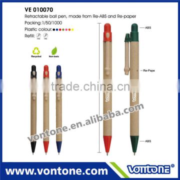 Hot sale promotional paper ball point pen