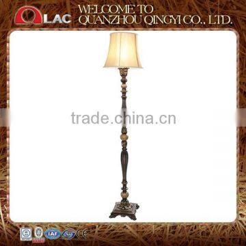 CE UL approved antique resin decorative vintage floor lamp for room