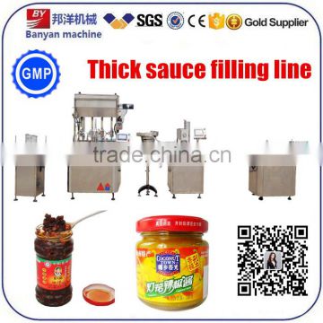 YB-JG4 CE certified chili sauce filling machine made in China