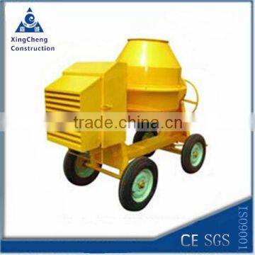 diesel small concrete mixer 260L portable with wheels