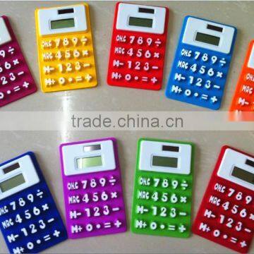 Calculator Gift Set / Silicone Solar Power Mini Calculator/ Logo Customized OEM Electronic Manufacturer photo-5