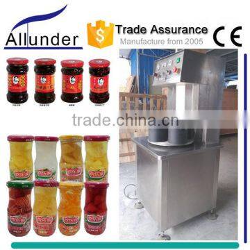 Semi automatic glass jars vacuum capping machine