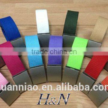 2014 New facoty sale OEM Men's Fabric Belts