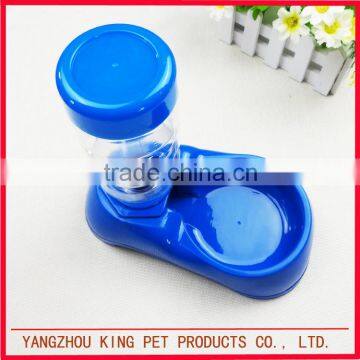 New plastic pet bowl timer dog water feeder for travel drinking
