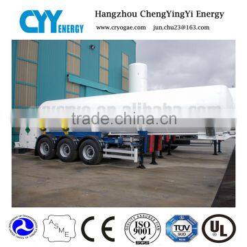 20cbm light fuel oil oxygen nitrogen argon co2 cryogenic liquid tank semi-trailer