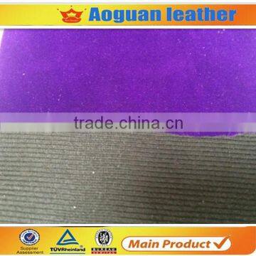 Wholesale Finished Ladies Shoes Raw Material Suede Fabric Nonwoven Backing photo-3