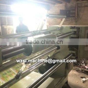 WFQ-1100B PLC Control 3 Motor High Speed Horizontal Type Plastic Film Roll Slitting and Rewinder Machine photo-3